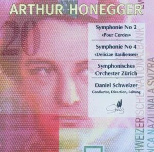 Symphony 2 & 4 by Honegger / Schweizer / Zurich Symphony Orchestra (CD, 1997) - Image 1 of 1