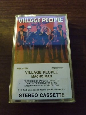 Village People, Macho Man, Cassette Tape, Casablanca 1978, NBL 57096, Used. Foto 1 de 4