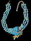 HEIDI DAUS MARQUIZE MADNESS CRYSTAL BEADED BIRD NECKLACE