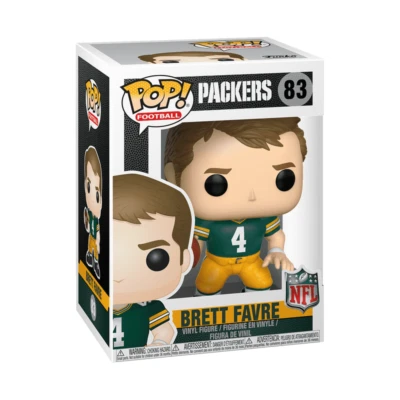 Funko Pop BRETT FAVRE! Figura de vinilo NFL #83 Green Bay Packers Foto 1 de 2