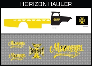 HotWheels(1/64),Horizon Hauler "Good Oil 16" Waterslide,PrintedWhiteFirst,Decals - Foto 1 di 5