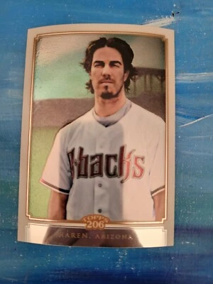 2010 Topps Chrome 206 Chrome Diamondbacks Baseball Card #TC33 Dan Haren /999 - Image 1 of 2