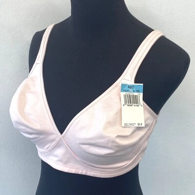 Sutiã Cabernet tamanho 40C estilo rosa S125 macio sem fio AC - Imagem 1 de 4