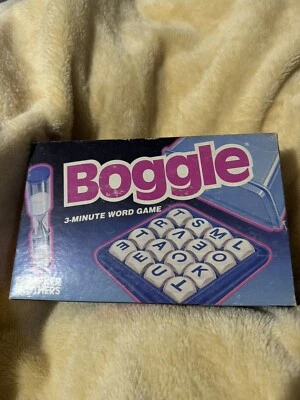 Boggle 3-Minute Word Game 1992 Parker Brothers Box Only - Image 1 of 3