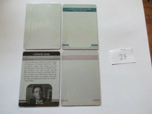 2019 Twilight Zone Rod Serling Edition Trading Cards Printing Plate Set Base 23