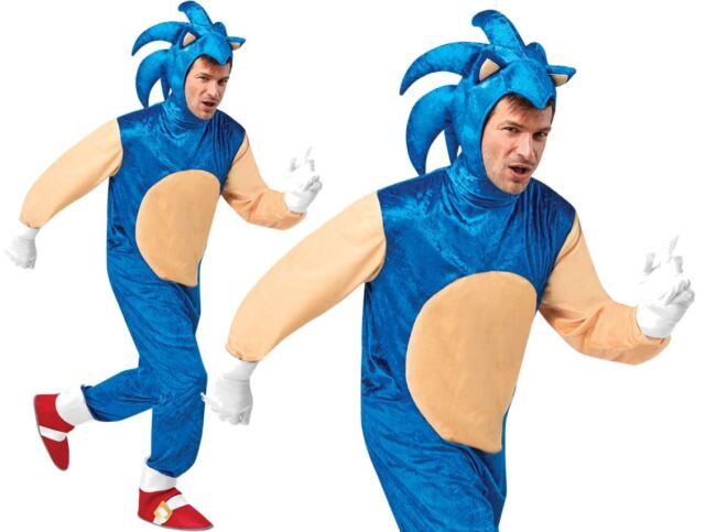 Disguise Fantasia Sonic 2 para adultos do filme Sonic, Conforme