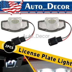 2x LED License Plate Light Tag Lamp 6000K For 2007-2016 Honda CR-V CRV Fit - Picture 1 of 23