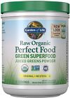 Raw Organic Perfect Food Green Superfood Juiced 7.3 oz Garden of Life Exp 3/2023