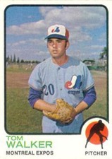 #41 Tom Walker - Montreal Expos - 1973 Topps Baseball