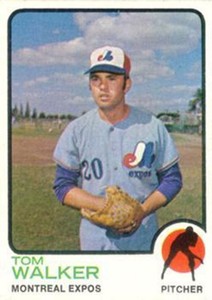#41 Tom Walker - Montreal Expos - 1973 Topps Baseball