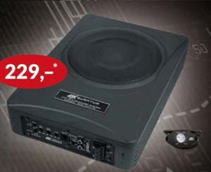 ESX Q202A Untersitz Aktiv-Subwoofer Aktiv-Subwoofer-System für Untersitzräume  - Bild 1 von 6
