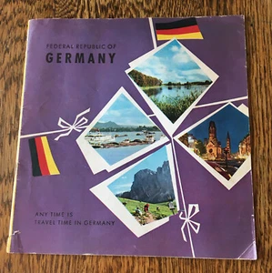VINTAGE Federal Republic of Germany Travel Guide Booklet Resource Maps - Picture 1 of 8