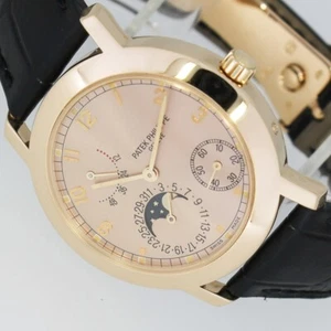 PATEK PHILIPPE COMPLICATIONS MOON DATE POWER RESERVE UHR 5055 GOLD FOLDING CLASP - Bild 1 von 17