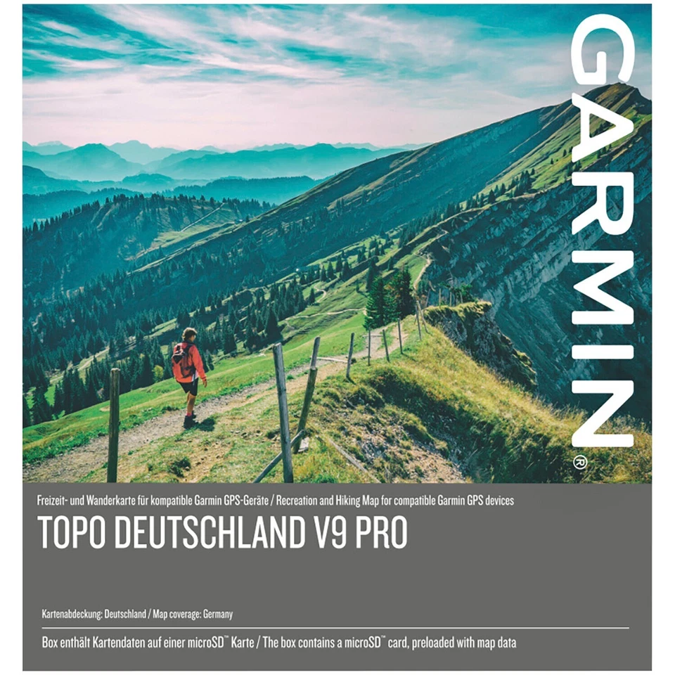 Garmin Wanderkarte TOPO Deutschland V9 PRO Zubehör NEU - Bild 1 von 1