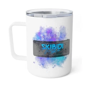 Skibidi Rizzler Insulated Coffee Mug, 10oz Travel Rizz Cup - Picture 1 of 7