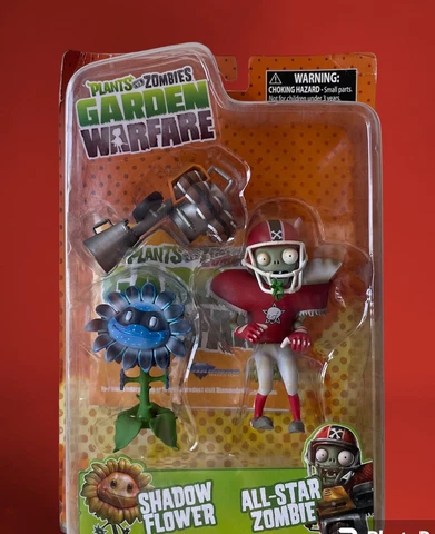 Diamond Select Plants Vs Zombies Garden Warfare Shadow Flower & All-Star Zombie Cover