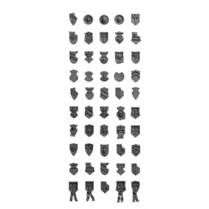 Impression 3d set petits écussons - Imagen 1 de 1