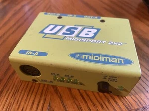 Midiman Midisport 2x2 USB Midi To Computer Interface 2 In 2 Out - Picture 1 of 4