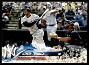2018 Topps Holiday Gleyber Torres Rookie New York Yankees #HMW182 R54 - Picture 1 of 2