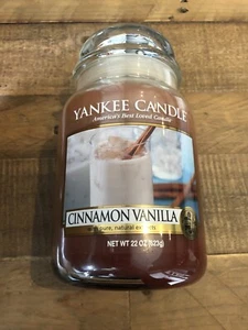 yankee candle large jar Cinnamon Vanilla Pre 2010 - Picture 1 of 4