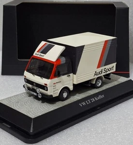 (10) VW Volkswagen LT28 Van Kofer Audi Sport Team 1975 1:43 Premium Classixxs - Picture 1 of 16