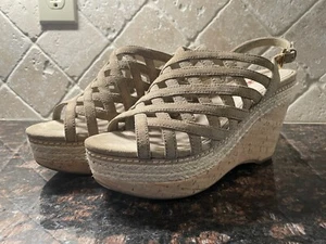 Prada Espadrille Damensandalen mit Keilabsatz Größe 37,5 - Bild 1 von 11