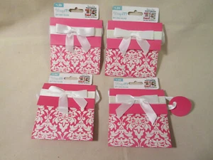 Lote de 4 Portatarjetas Bolsa de Regalo Envolvente Rosa Brillo Niña - Imagen 1 de 3