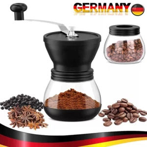 Manuelle Kaffeemühle Espresso Handkaffeemühle Hand Gewürzmühle Keramikmahlwerk - Bild 1 von 10