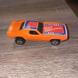 Vintage Hot Wheels Dixie Challenger With Blackwalls 426 Hemi Decal on Roof 1970 - Picture 1 of 5