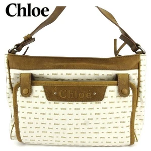 Auth Chloe Shoulder Bag Diaper Change Mat Baby Logo Pattern Used - Picture 1 of 24