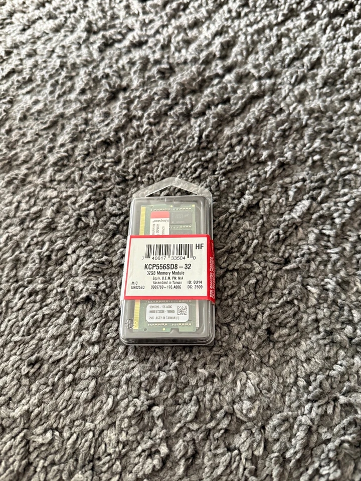 Kingston 32GB DDR5-5600 SODIMM RAM (KCP556SD8-32) - Bild 1 von 1