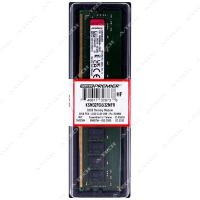 Kingston 32GB DDR4 ECC RDIMM Factory Sealed Server Memory RAM (KSM32RD8/32MFR) - Image 1 of 2