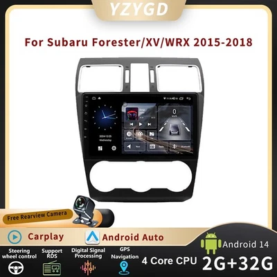 For Subaru Forester/XV/WRX 2015-2018 CarPlay Android Stereo Car Radio GPS Navi  - Image 1 of 4