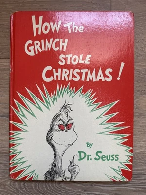 How the Grinch Stole Christmas - Dr Seuss Book 1957 First edition — 第 1/4 张图片
