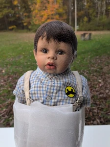 28 Zoll riesige realistische Kleinkind Junge Reborn Baby Puppe handverwurzelte Haare Kunst Spielzeug Geschenk - Bild 1 von 4