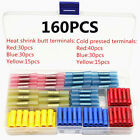 160PCS Assortment Solder Sleeve Heat Shrink Electrical Wire Connectoes Terminals