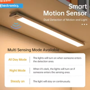 Cabinet Lighting LED with Motion Sensor Cabinet Light LED Strip USB Rechargeable - Picture 1 of 14