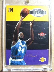 2004-05 Shaquille O'Neal Fleer Ultra Hoop Nation Inserto #6HN MINT 🔥🔥 - Imagen 1 de 2