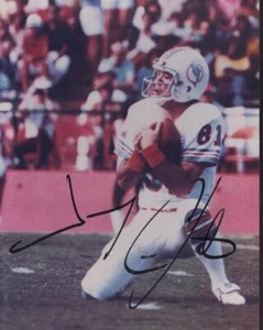 FOTO FIRMADA DE 8X10 JIMMY CEFALO DELFINES FIRMADA CON CERTIFICADO DE AUTENTICIDAD - Imagen 1 de 1