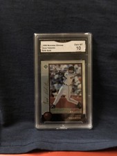 1999 BOWMAN GOLD#6 JOSE VALENTIN CARD GRADED A HOT 10