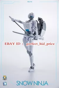 New In Stock Deformabl Robot Snow Ninja MFT MS-31W Action Figure 4" Kids Toys - Picture 1 of 11