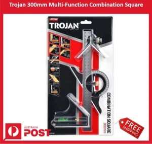 New Trojan 300mm Multi-Function Combination Square + Free Shipping - Picture 1 of 3