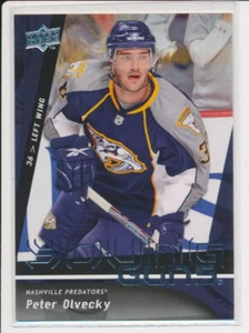2009-10 Upper Deck #476 PETER OLVECKY - YOUNG GUNS Rookie - Nashville Predators - Bild 1 von 1