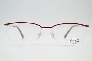 Brille Flair 432 TITAN Kupfer Gold Metallic Halbrand Brillengestell Neu - Picture 1 of 6