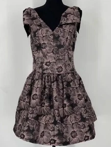 Mini Vestido Rebecca Taylor 100% Seda Calce y Acampanado Hada Capricho Talla 6 - Imagen 1 de 11