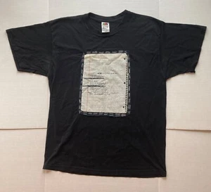 T-Shirt Nirvana Kurt Cobain Journal maßgeschneidert groß 2003 Ende der Musik handgenäht - Bild 1 von 12