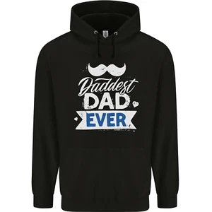 Fathers Day Daddest Dad Ever Childrens Kids Hoodie - Picture 1 of 12