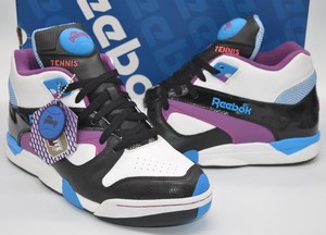 purple reebok pumps