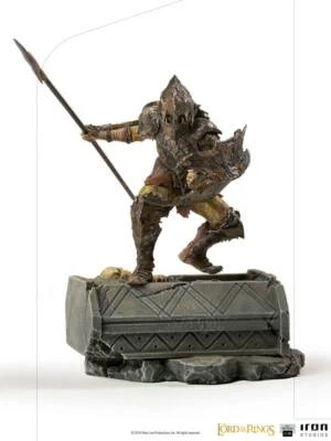 Signore Degli Anelli Lord Of The Rings Bds Articolo Armored Orco 20 CM 1/10 - Immagine 1 di 4