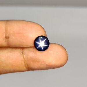 2.0 Ct Certified Natural Ceylon Round Blue Star Sapphire Loose Gemstones S-556